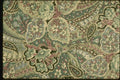 192051 Densely Patterned Green And White Paisley A4 Photo Print