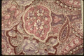 192056 Pink, Purple, Green Paisley Outlined In White A4 Photo Print