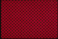 192062 Tiny Red And Black Dots Pattern A4 Photo Print