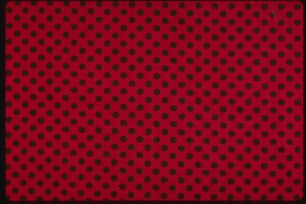 192062 Tiny Red And Black Dots Pattern A4 Photo Print