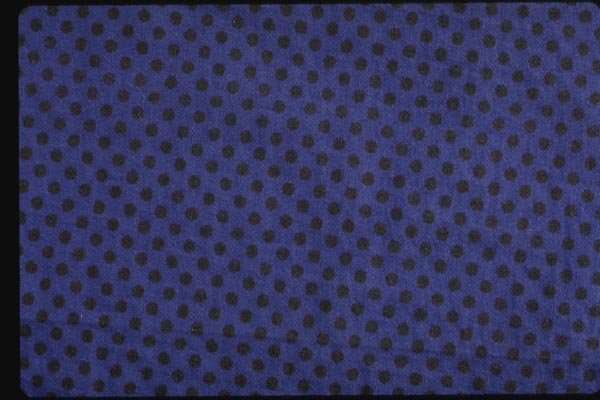 192063 Tiny Blue And Black Dots Pattern A4 Photo Print