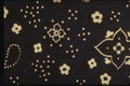 192073 Black And White Bandana Styled Pattern A4 Photo Print