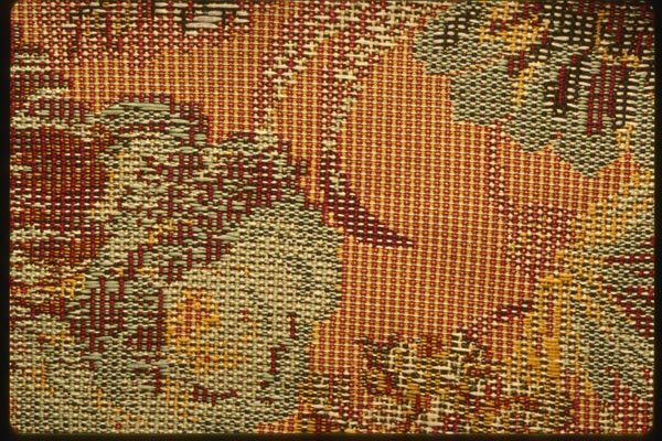 192079 Red, Orange And Black Tapestry A4 Photo Print