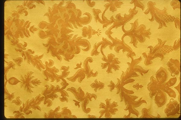 192083 Yellow Brocade A4 Photo Print
