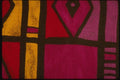 192094 Large Fuchsia And Gold Pattern With Black Detail A4 Photo Print