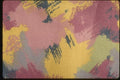 192098 Yellow, Pink And Grey Splashes A4 Photo Print