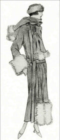 1920s Coat Design Vintage Retro Advert Poster A4 Photo Print