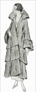 1920s Coat Pattern 1 Vintage Retro Advert Poster A4 Photo Print