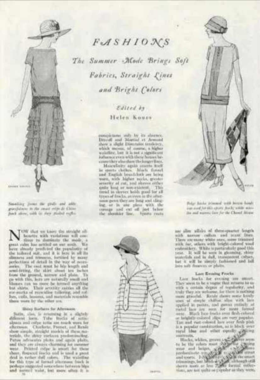 1920s Dresses Fashion Vintage Retro Advert Ads A4 Photo Print