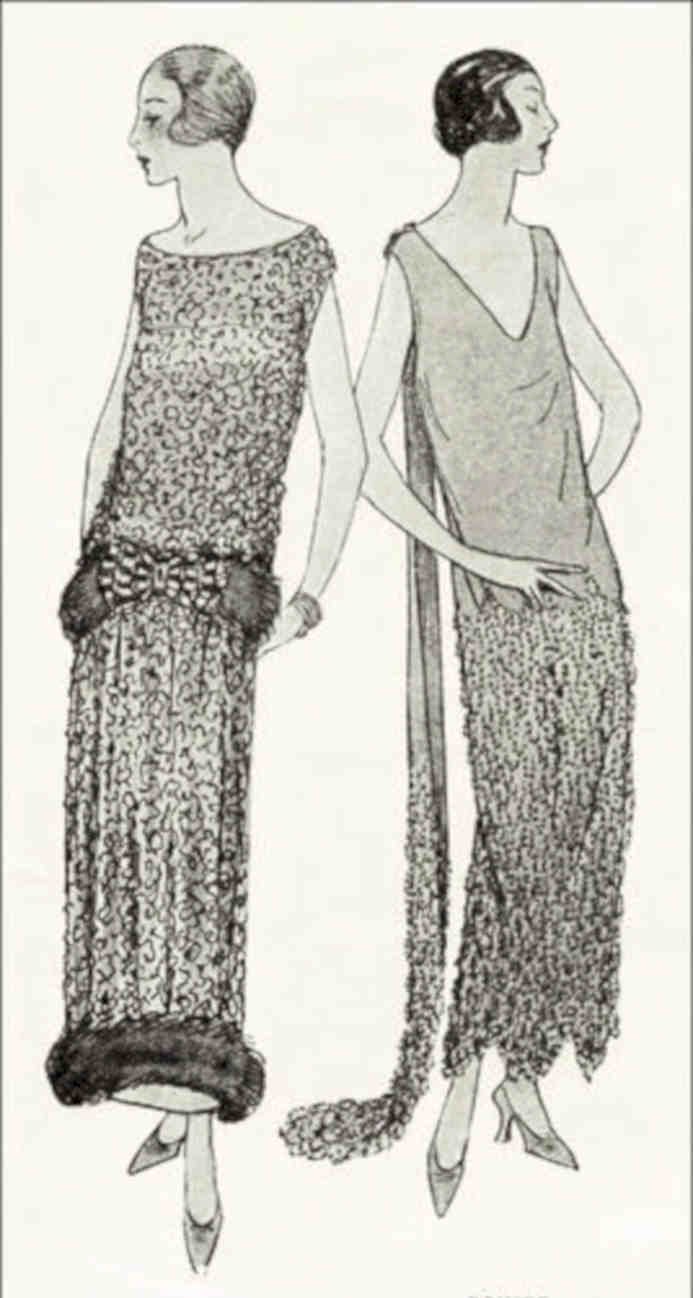 1920s Evening Gowns Vintage Retro Advert Poster A4 Photo Print