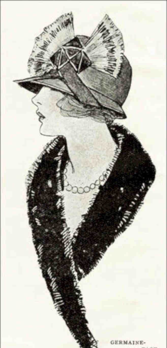 1920s Fashion Illustration Vintage Retro Advert Poster A4 Photo Print