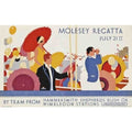 1920s Molesey Regatta Promotional V Vintage Retro Advert Poster A4 Photo Print