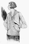 1920s Woman Blouse Vintage Retro Advert Poster A4 Photo Print