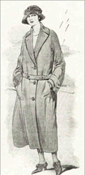 1920s Woman Coat 3 Vintage Retro Advert Poster A4 Photo Print
