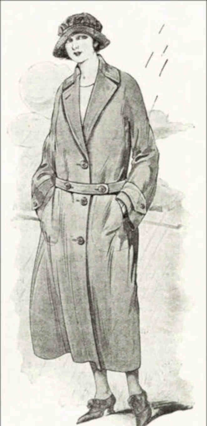 1920s Woman Coat 3 Vintage Retro Advert Poster A4 Photo Print