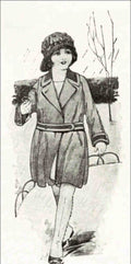 1920s Woman Coat 4 Vintage Retro Advert Poster A4 Photo Print