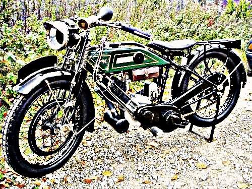 1921 Panther Sport motorbike A4 Photo Print