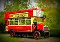1922 AEC S Type Open Top Double Deck Bus A4 Photo Print