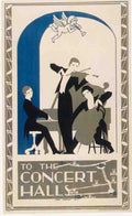 1923 Concert Halls London Vintage Advert A4 Photo Print