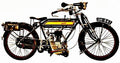 1923 James motorbike A4 Photo Print