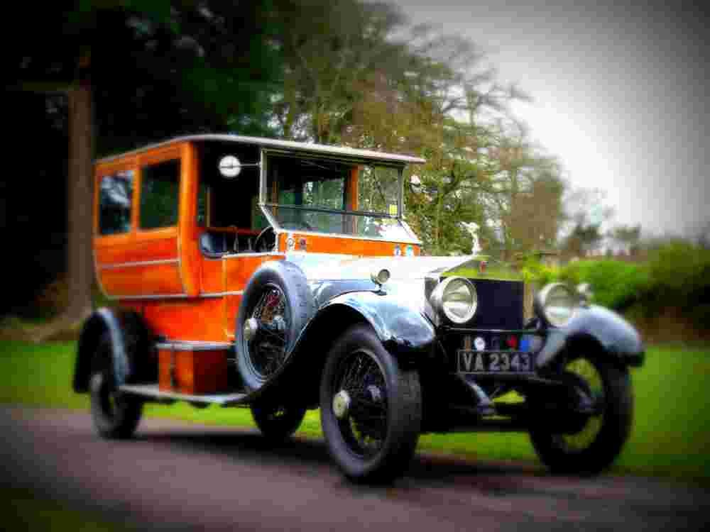 1923 Rolls Royce Silver Ghost Shooting Brake A4 Photo Print