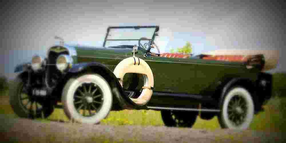 1924 Lincoln Model L Convertible LeBaron A4 Photo Print