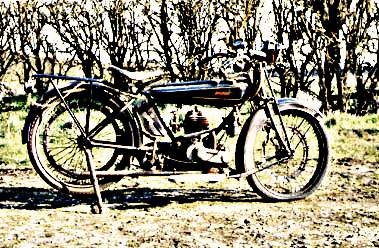 1924 raleigh motorbike A4 Photo Print