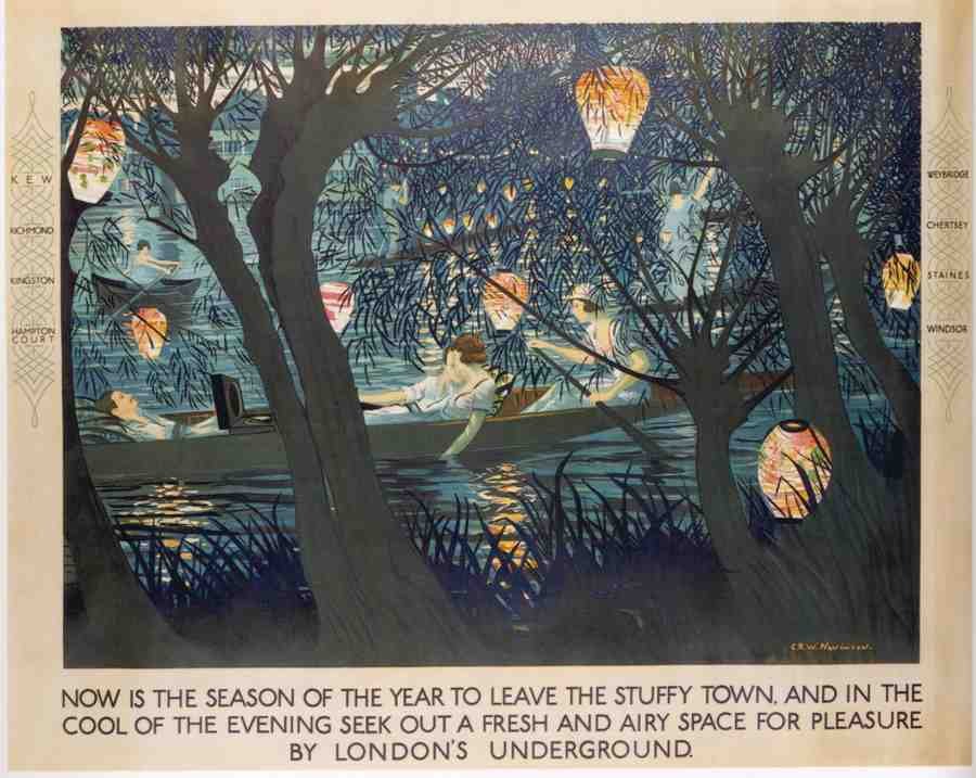 1925 Now Is The Season London Advert A4 Photo Print