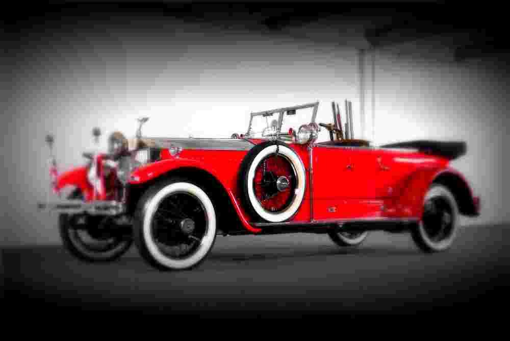 1925 Rolls Royce Phantom I Barker A4 Photo Print
