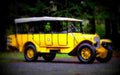 1925 white model 15 45 yellowstone park touring bus A4 Photo Print