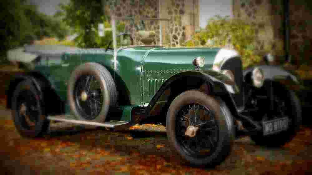 1926 Bentley 3 Litre Light Tourer Vanden Plas A4 Photo Print