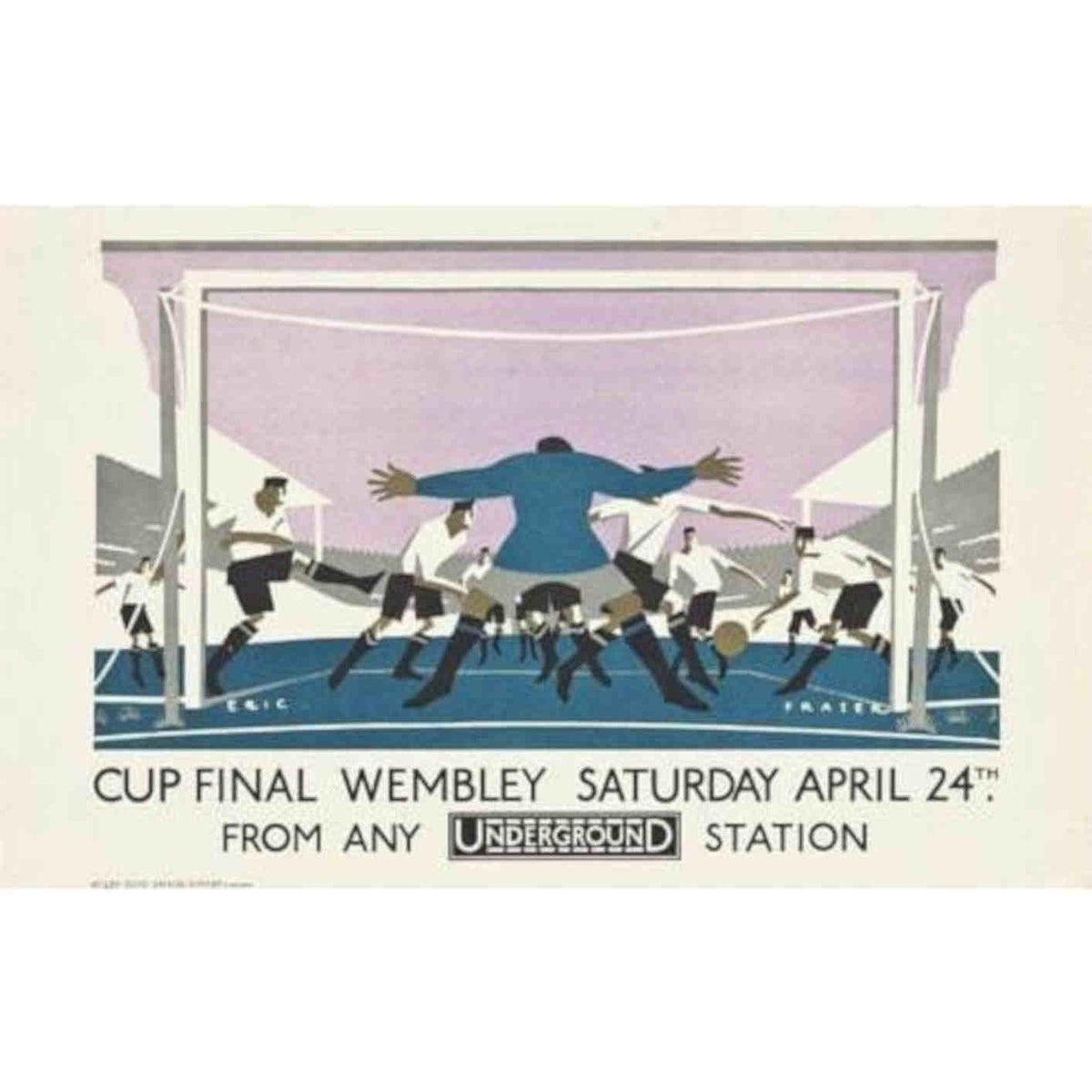 1926 Fa Cup Final Rk 92 Vintage Retro Advert Poster A4 Photo Print