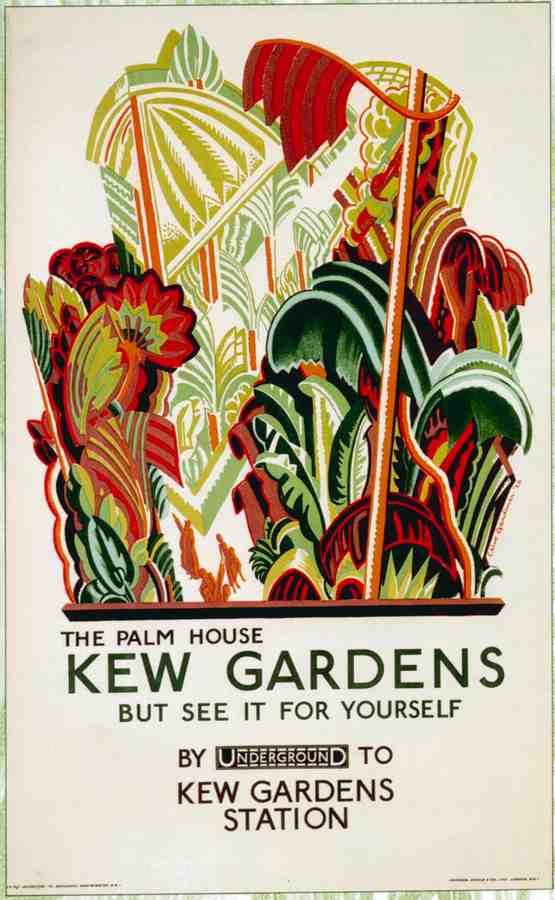 1926 Kew Gardens London Advert A4 Photo Print
