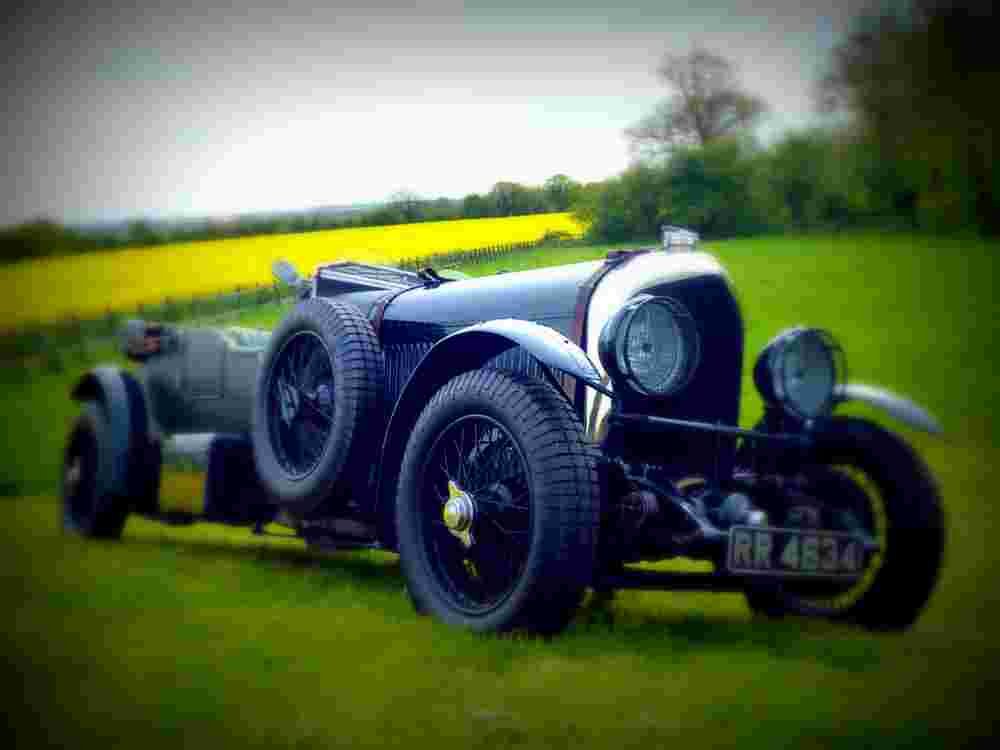 1926 bentley 6 5 litre le mans style toruer A4 Photo Print