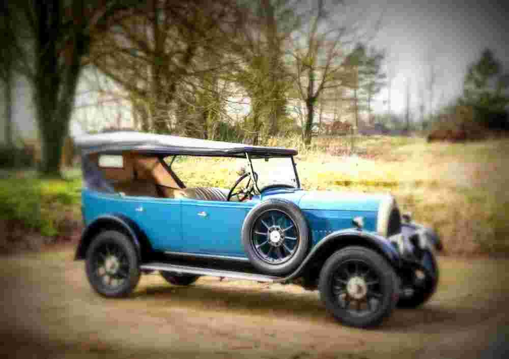 1927 Bean Model 6 Short 14 Faux Cabriolet A4 Photo Print