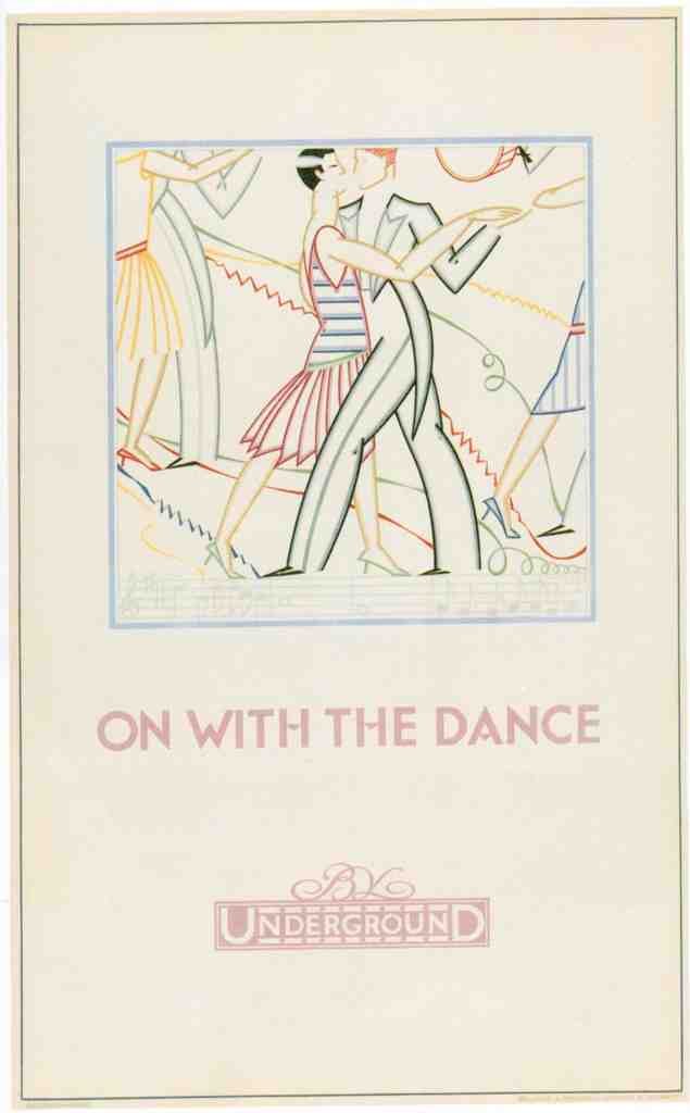 1927 Dance London Vintage Advert A4 Photo Print