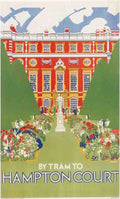 1927 Hampton Court London Advert A4 Photo Print