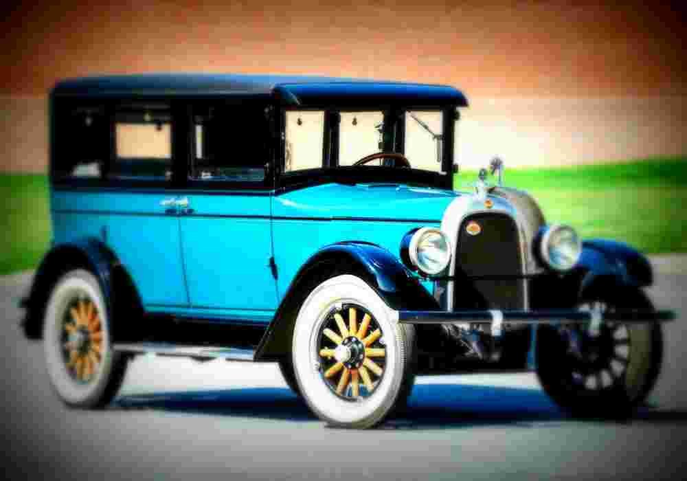 1927 Whippet Model 96 Sedan A4 Photo Print