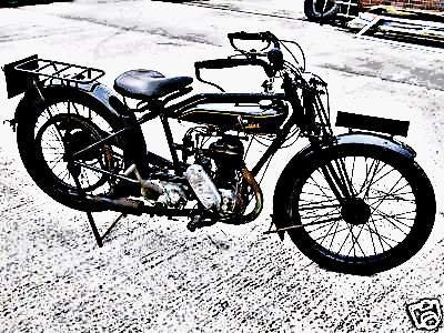 1927 humber motorbike A4 Photo Print