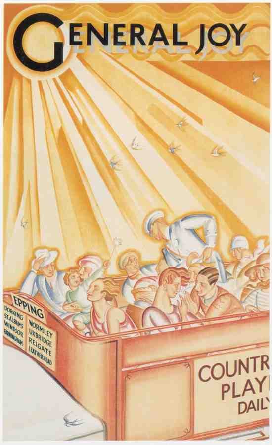 1928 Genral Joy London Advert A4 Photo Print