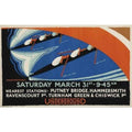1928 University Boat Race Ar Vintage Retro Advert Poster A4 Photo Print