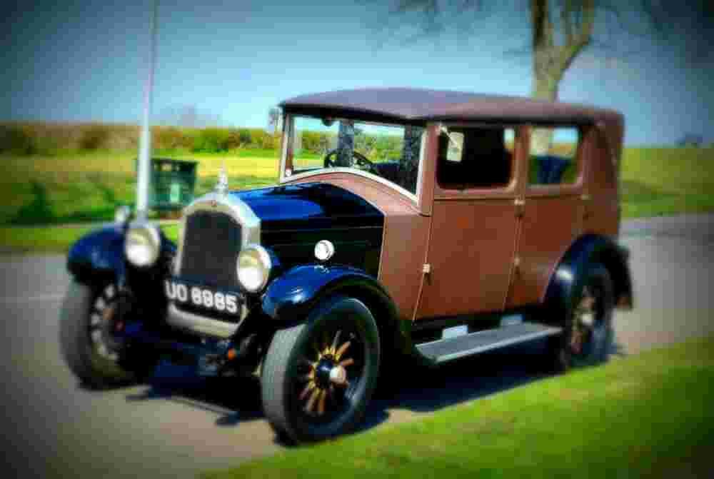 1928 Willys Knight Model 70A Saloon A4 Photo Print
