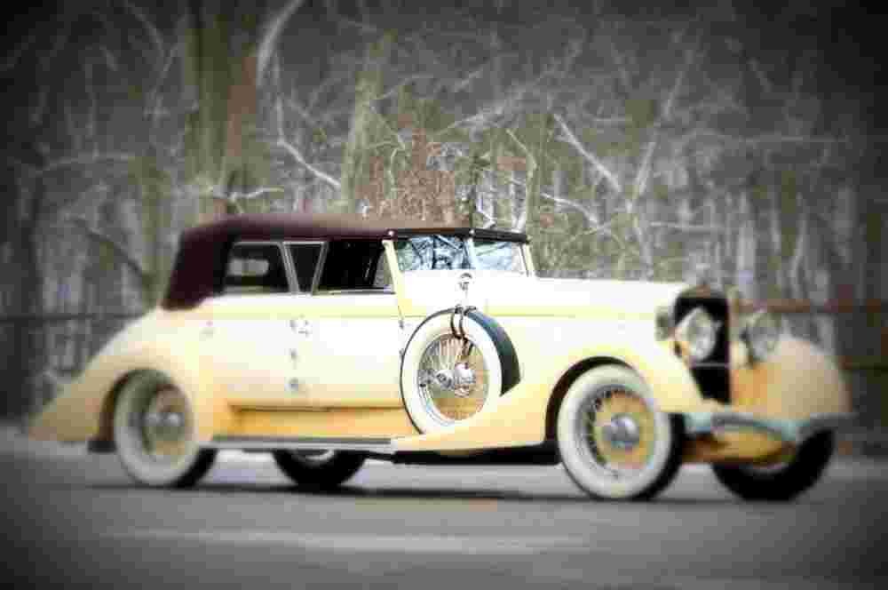 1928 hispano suiza h6c transformable torpedo hibbard darrin A4 Photo Print