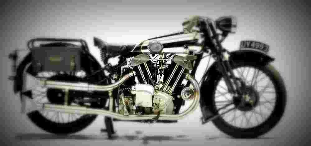 1929 Brough Superior SS100 A4 Photo Print