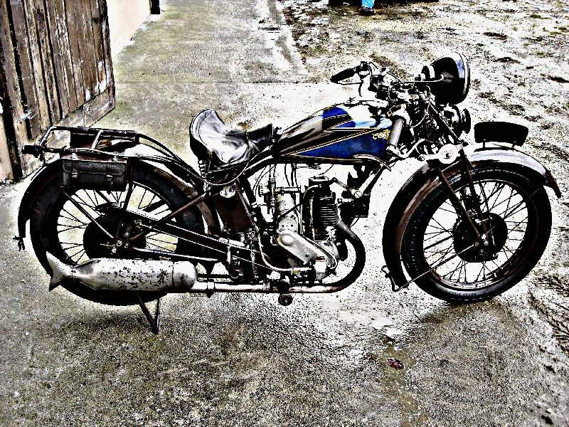1929 Condor 350 motorbike A4 Photo Print