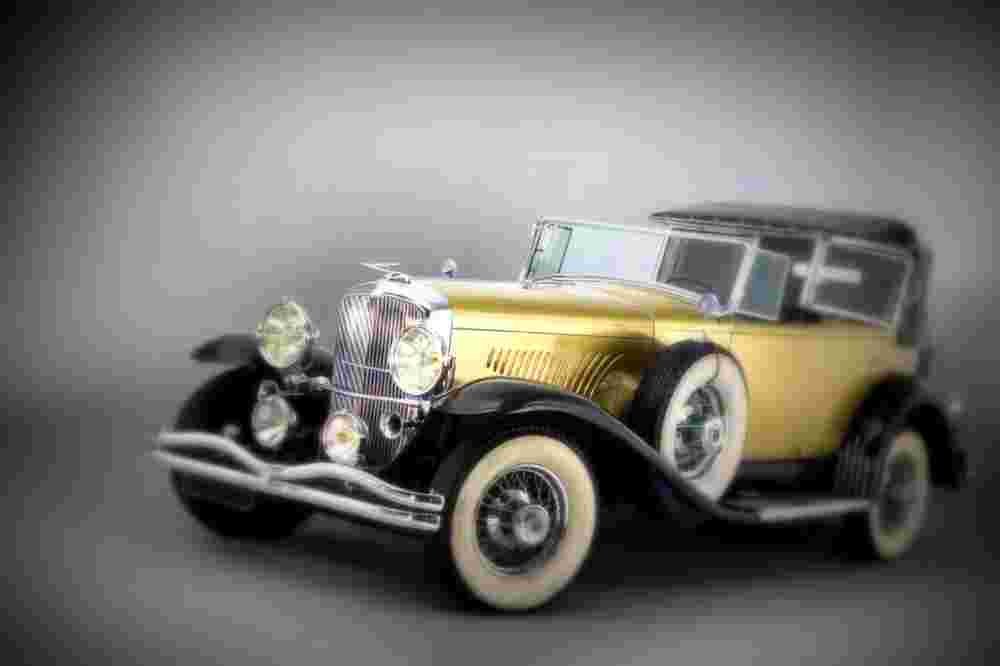 1929 Duesenberg Model J 148 Special Torpedo Scaphandrier Kellner A4 Photo Print