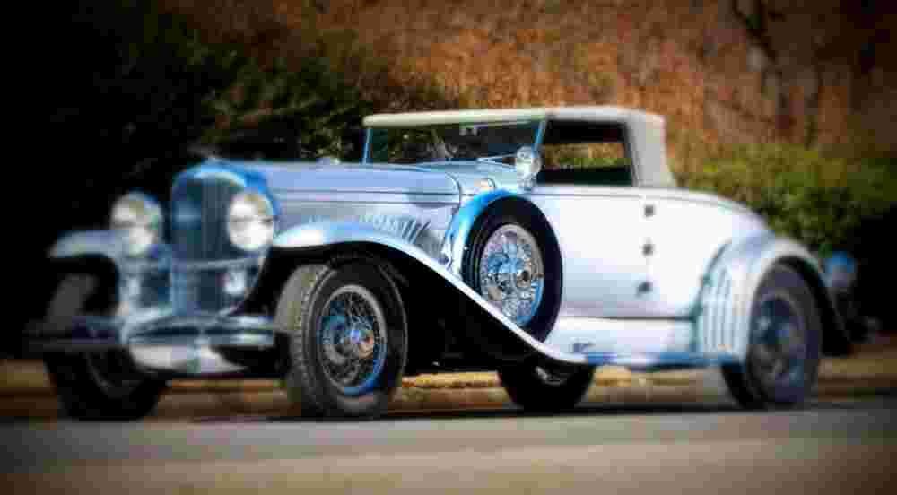 1929 Duesenberg Model J Convertible Coupe Murphy A4 Photo Print