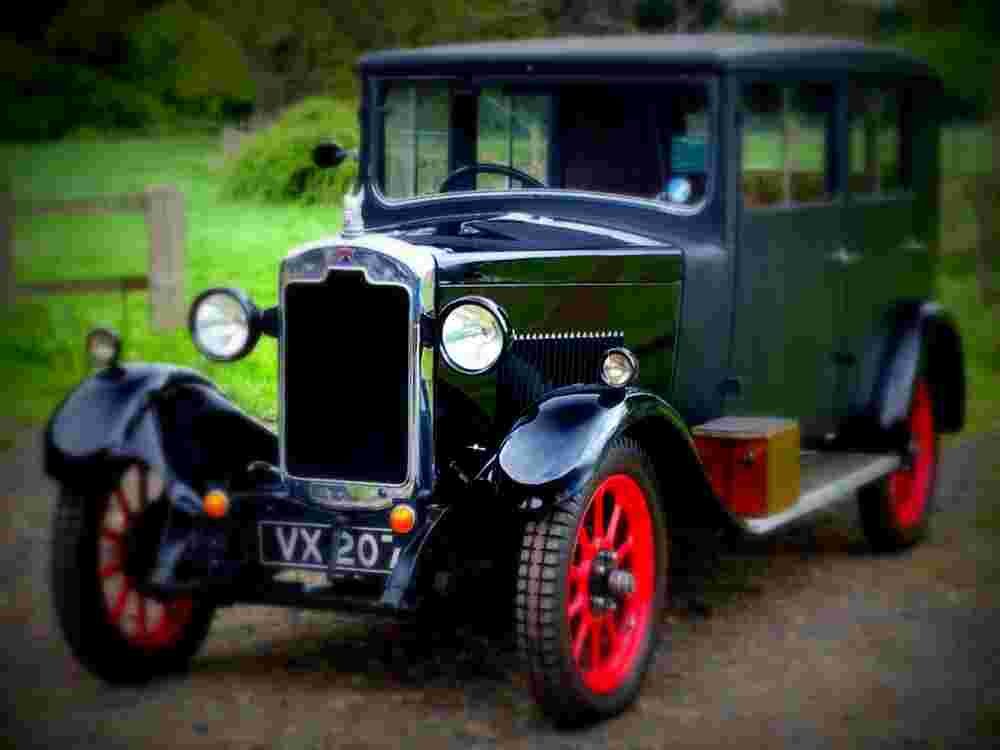 1929 Rover 1025 Saloon Weymann A4 Photo Print
