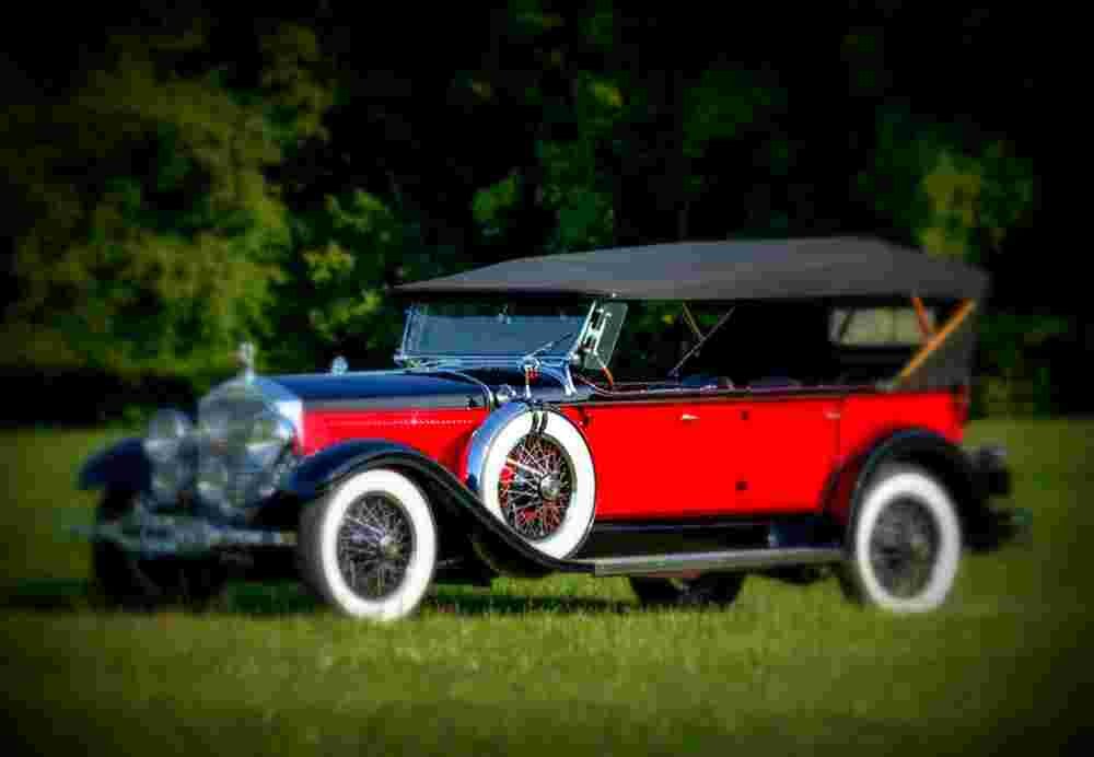 1929 Stearns Knight J 8 90 Seven Passenger Touring A4 Photo Print