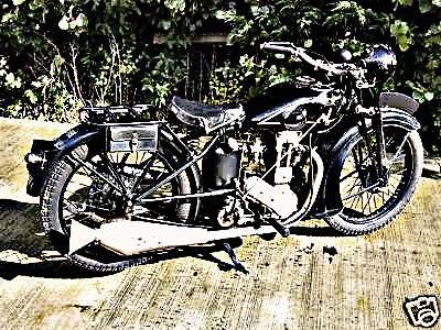 1929 ariel motorbike A4 Photo Print